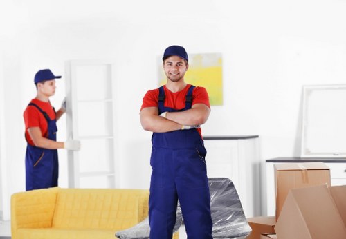 Local man and van loading furniture in Welling