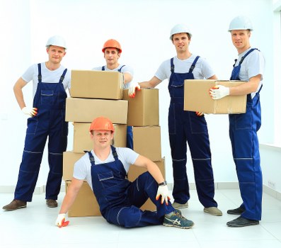 Careful handling of office equipment during a Welling move