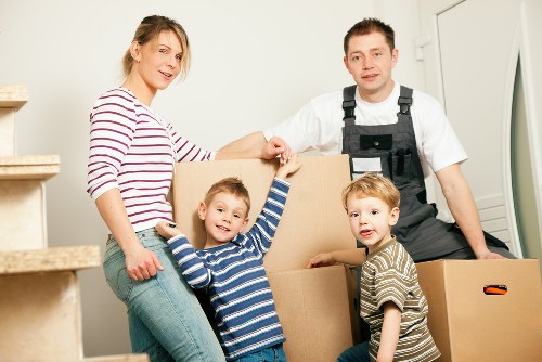 Commercial moving team planning an office relocation in Welling