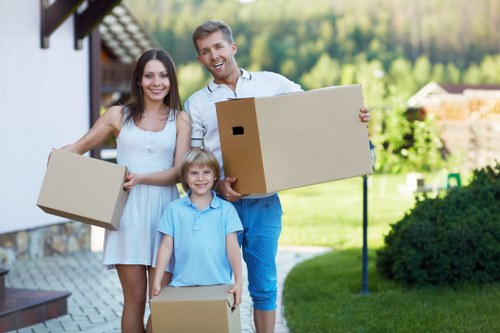 Professional packing materials and organised moving boxes for a Welling home move