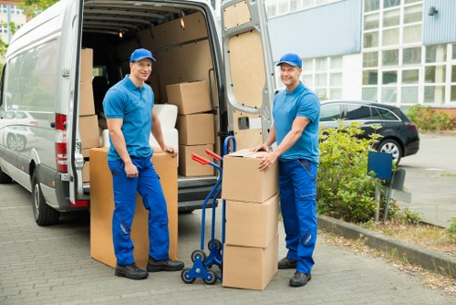 Collection of bulky household furniture in a local area